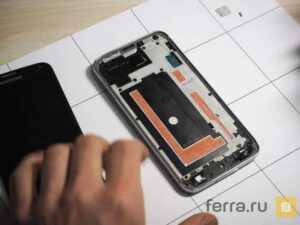 Galaxy s5 front display removed - 3